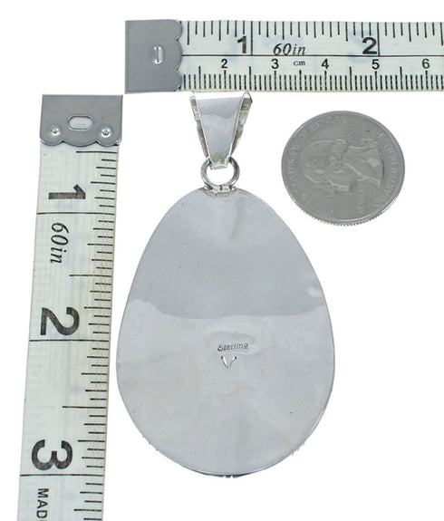 Navajo Native American Turquoise Sterling Silver Pendant NN20080
